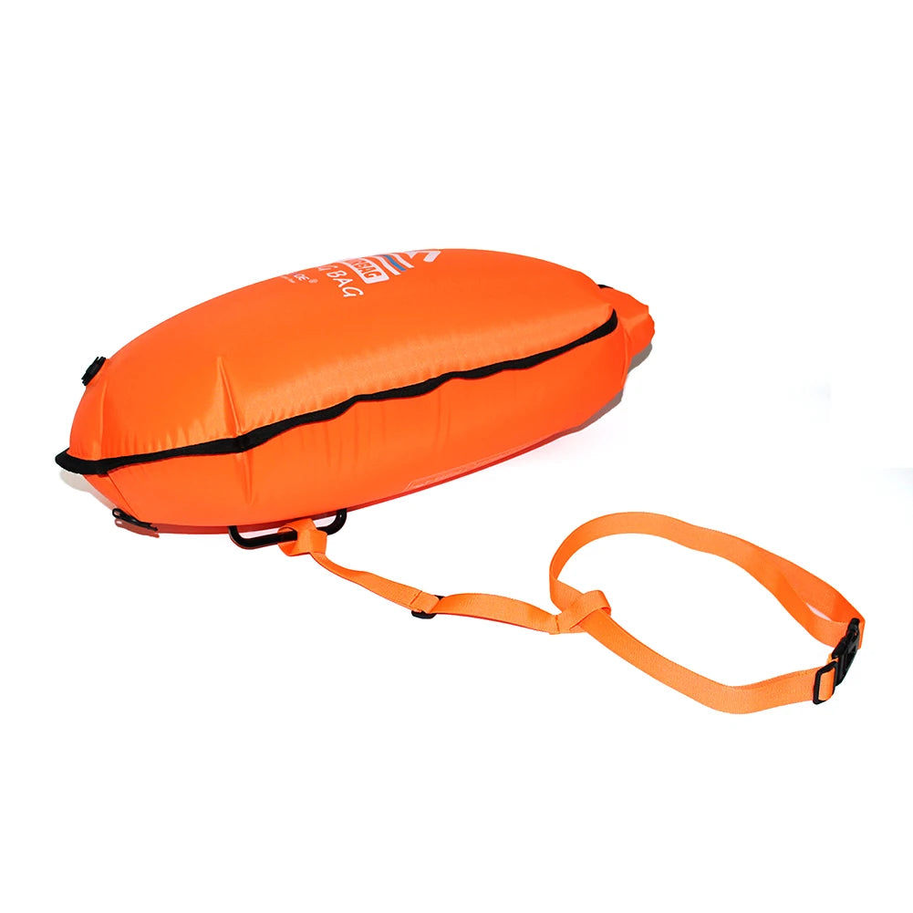 20L Inflatable Open Swimming Buoy Tow Float Dry Bag With Waist Belt For Boating Rafting Swimming Bucket Water Sport Safety Bag