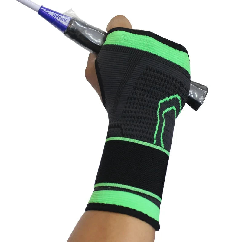 Gym Fitness Gloves Wrist Support Sports Wristband Therapy Protector Fingerless Safety Body Building Entertainment 1Piece