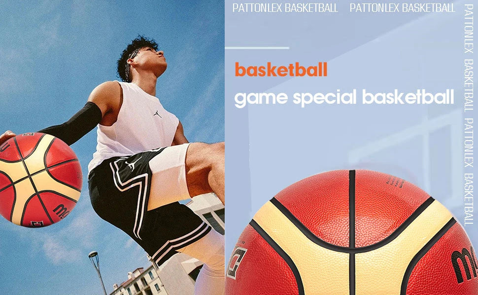 Original Molten GD7X Basketball Soft Touch Rubber and Faux Leather Training Basketball High Bounce Indoor Outdoor Basketball