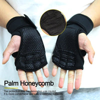 1 pair fitness gloves of protective palm fitness gloves, anti slip weightlifting gloves