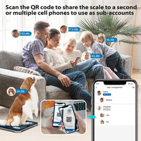 Smart Digital Body Fat Scale with LED Display, BMI & Muscle Mass Tracking, 400lb Capacity, App-Free Mode for Home Use