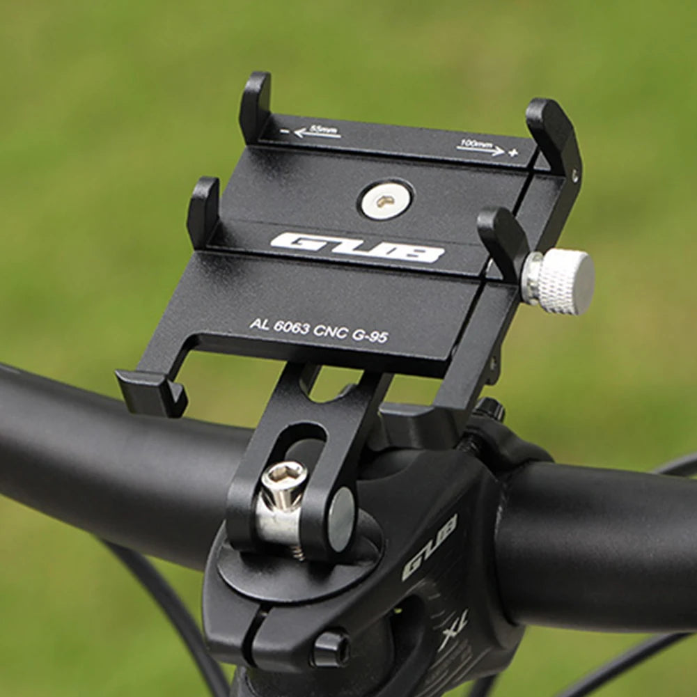 GUB Handlebar Mobilephone Support Aluminum Alloy Bicycle Stem Mount Bracket Adjustable Centered Installation Cycling Equipment