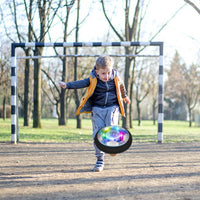 Air Power Hover Ball with LED Light and Foam Bumper Indoor Outdoor Toys Air Floating Soccer Ball Soccer Ball Toys for Boys Girls