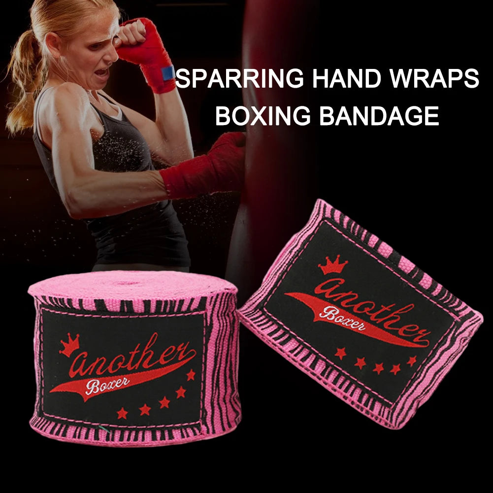 3/5M Boxing Gloves Elastic Kickboxing Hand Wrap Breathable Muay Thai Hand Bandage Printing for Boxing Fitness Training