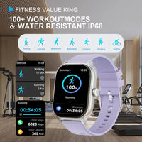 LAXASFIT 2025 New Smart Watch Bluetooth Call/Dial Multiple Sports Modes SMS Alert IP68 Waterproof Sports Smart Watch