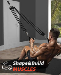 Resistance Bands Set, Exercise Bands With Door Anchor, Handles, Carry Bag, Legs Ankle Straps For Resistance Training