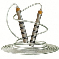 Adjustable Speed Jump Rope | 10ft Steel Cable | 360° Dual Bearings | Anti-Slip Metal Grips | Fast, Durable for CrossFit HIIT