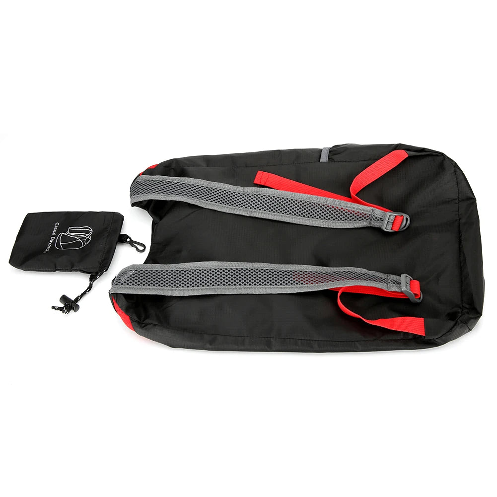 Outdoor Unisex Waterproof Foldable Backpack Large Capacity Portable Camping Hiking Travel Daypack Men Women Mountaineering Bag