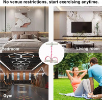 Foot Resistance Bands Set 25x20cm, Pulling Bands for Leg Arm Chest Workout, Home Gym Exercise Equipment