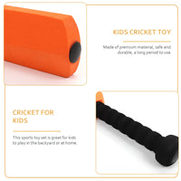 2Set Cricket Baseball Bat Kit Beginner Friendly Portable Sports Equipment Parent Interaction Indoor Outdoor