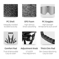 ROCKBROS Bike Helmet EPS Integrally-molded Breathable Lightweight Cycling Safety Helmet Men Women MTB Road Bicycle Helmet