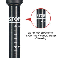 Kids Trekking Stick Lightweight Telescopic Kids Walking Stick EVA Grips Adjustable Aluminum Alloy Hiking Sticks for Boys Girls