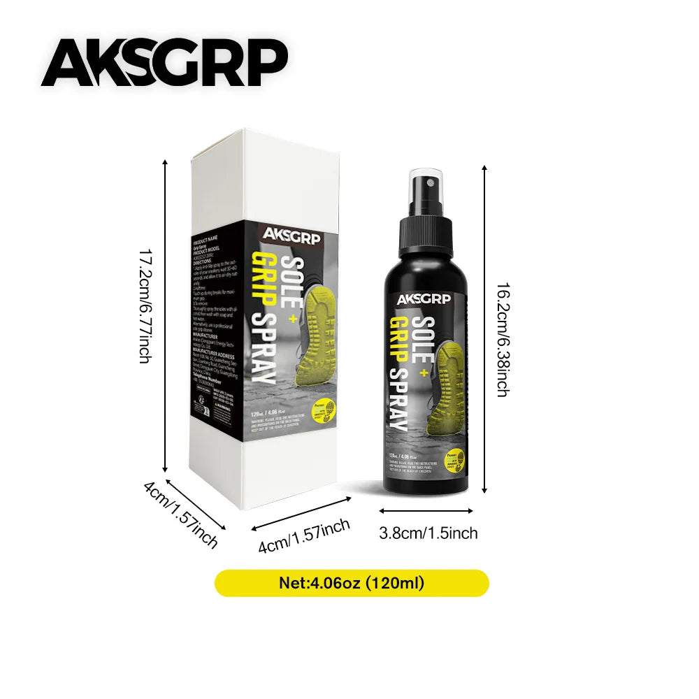 Basketball Shoe Grip Spray - Improve Sole Traction & Court Grip - Rejuvenate & Elongate Sneaker Life -for Various shoes,120ml