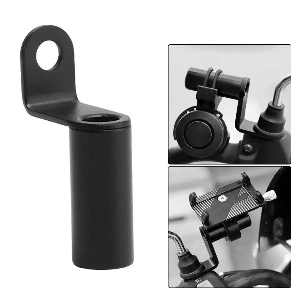 Motorcycle Bicycle Phone Holder Aluminum Alloy Handlebar Stand Bike Phone Stand Rearview Mirror Mount Extender Bracket Clamp