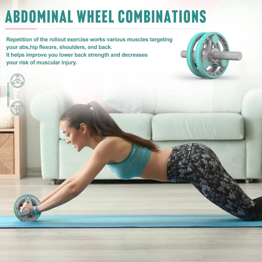 Professional Abdominal Equipment: Home Gym Yoga Core Trainer for Women, Green