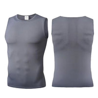 Men Quick Dry Running T-Shirts Compression Vest Sleeveless Quick-Drying Jersey Training Shirt Gym Mens Tank Top