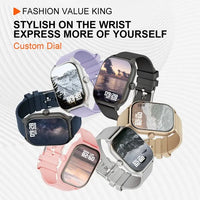 LAXASFIT 2025 New Smart Watch Bluetooth Call/Dial Multiple Sports Modes SMS Alert IP68 Waterproof Sports Smart Watch