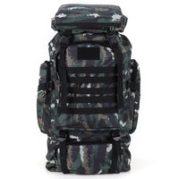 80L Comfort Breathable Camouflage Backpack Waterproof Wear-resistant Climbing Backpack Outdoor Sports Rucksack Ski Hiking Bags