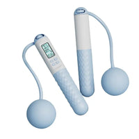 1Pair Ropeless Jump Rope Smart Cordless Counting Skipping Rope Anti-Slip Adjustable Weighted Cordless Jump Ropes