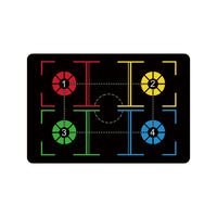 Basketball Training Mat Children and Student Indoor Basketball Dribble Control Training Mat 40X60 cm No Noise Nonslip Dribbling