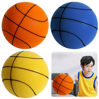 18cm Silent Basketball High-Resilience Foam Basketball Indoor Training Ball for Various Indoor Activities