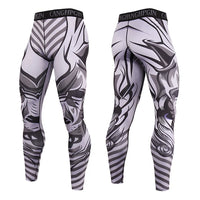 Men's Running Leggings Sportswear Quick Dry Gym Fitness Tights Workout Training Jogging Sports Trousers Compression Sport Pants