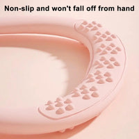 Figure 8 Yoga Resistance Band 35 LB Soft Silicone Exercise Band Quick Rebound Fitness Resistance Band Gym Stretching Pilates