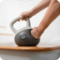 Soft Kettlebells with Cushioned Impact-Resistant Base and Anti-Slip, Wide-Grip Handle for Home Workouts, Weightlifting, and Full