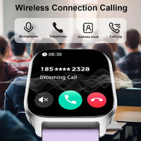 LAXASFIT 2025 New Smart Watch Bluetooth Call/Dial Multiple Sports Modes SMS Alert IP68 Waterproof Sports Smart Watch