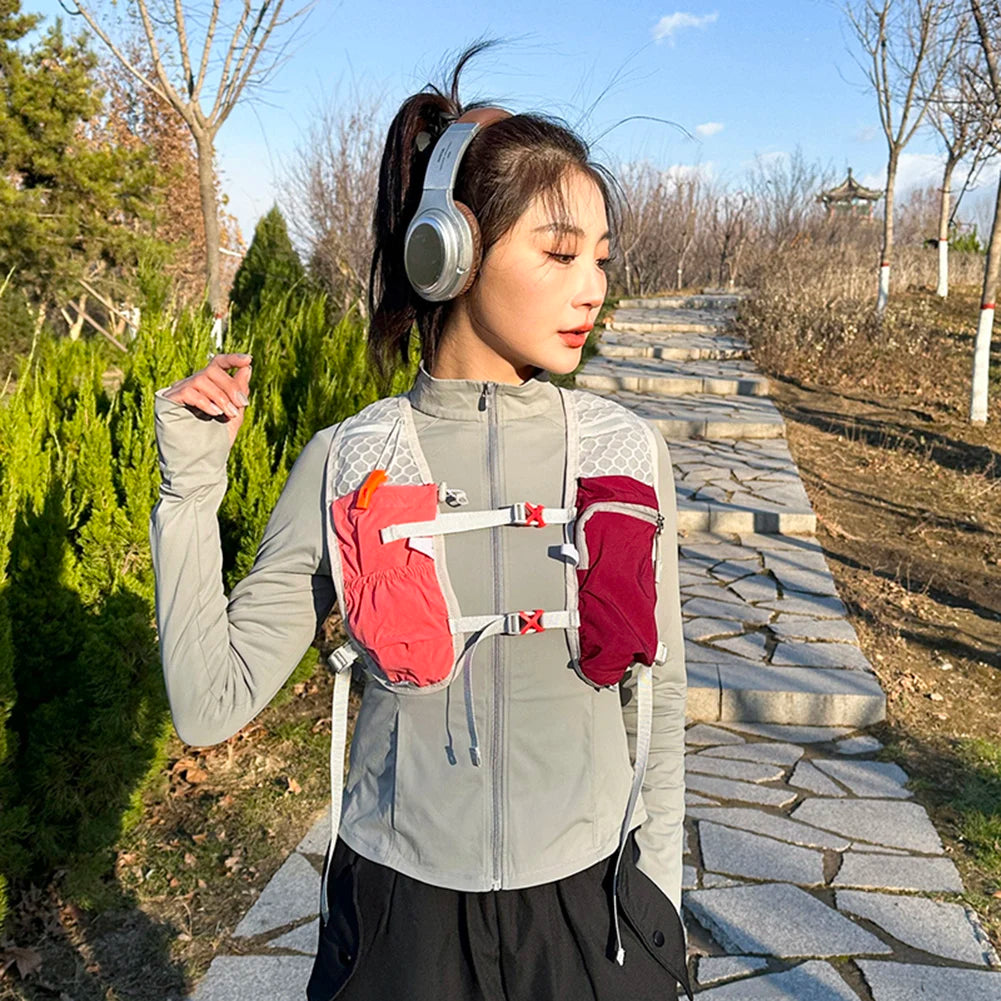 Hydration Running Vest Waterproof Water Bladder Daypack Breathable Outdoors Hydration Pack for Hiking Trail Running