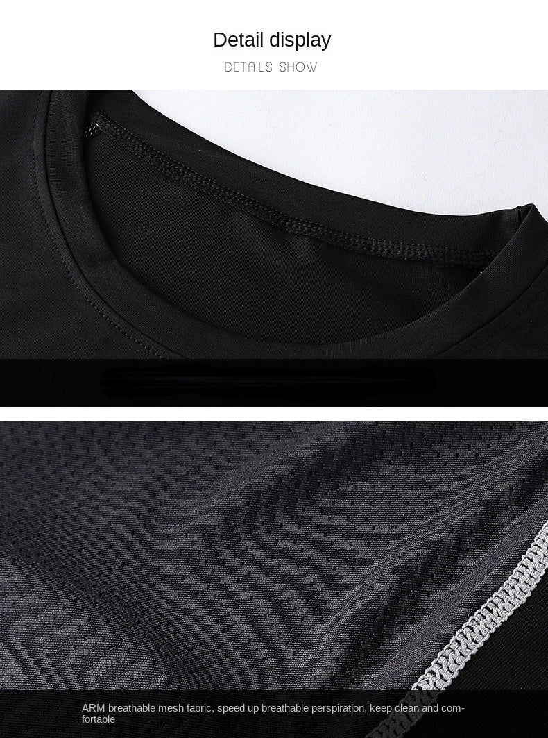 Men's Compression Pants Cycling Running Basketball Soccer Elasticity Sweatpants Fitness Tights Legging Trousers Rash Guard