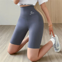 Women Butt Lifting Yoga Shorts Elastic Workout High Waist Tummy Control Ruched Booty Pants Seamless Gym Compression Tights