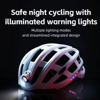 ROCKBROS Cycling Light Helmet USB Charging Electric LED Front Light Helmet Night Cycling Safety Helmet Bicycle Scooter Helmet