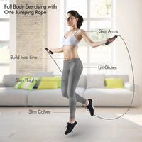 Jump RopeAdjustable Jumping Rope Tangle Free Fast Ball Bearings skipping rope Suitable for Men Women and Fitness Workout and Sl