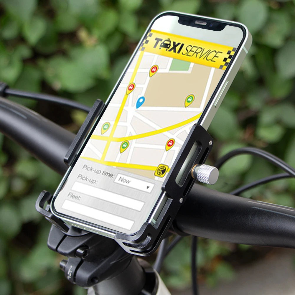 Bike Phone Holder Quick Attach/Detach Motorcycle Phone Mount Universal Bike Cycling Phone Clamp for 1.96 To 3.93 in Smartphone