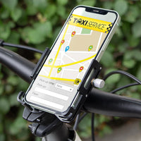 Bike Phone Holder Quick Attach/Detach Motorcycle Phone Mount Universal Bike Cycling Phone Clamp for 1.96 To 3.93 in Smartphone