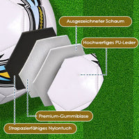 World Football Soccer Balls Official Size5 Machine Sewing PVC  Seamless Wearproof Anti-slip Outdoor Match Game Football Training